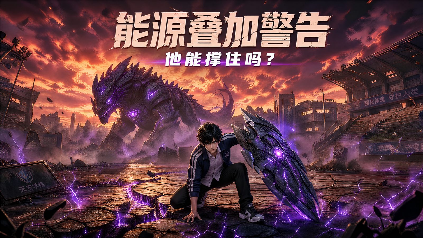 B级异兽出现，全校第一次依靠垃圾桶